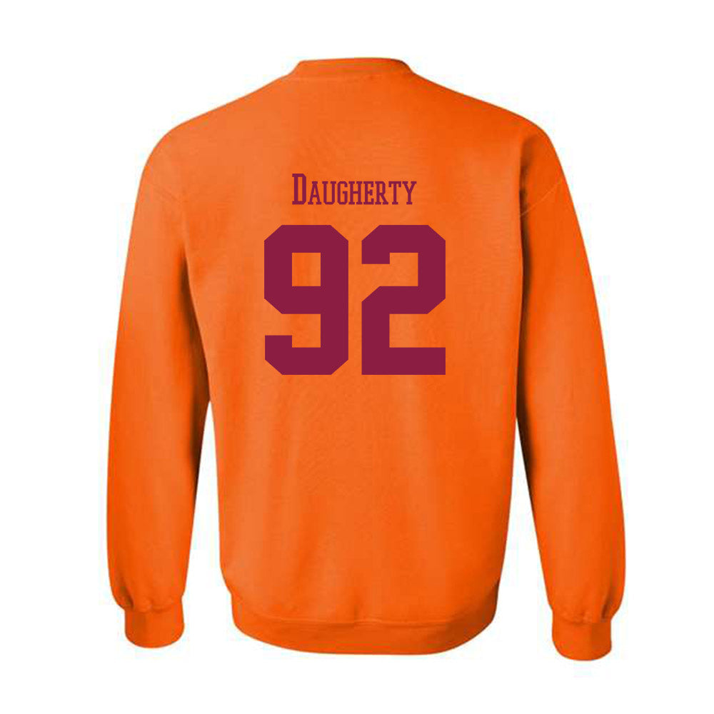 Virginia Tech - NCAA Football : Aiden Daugherty - Classic Fashion Shersey Crewneck Sweatshirt-1
