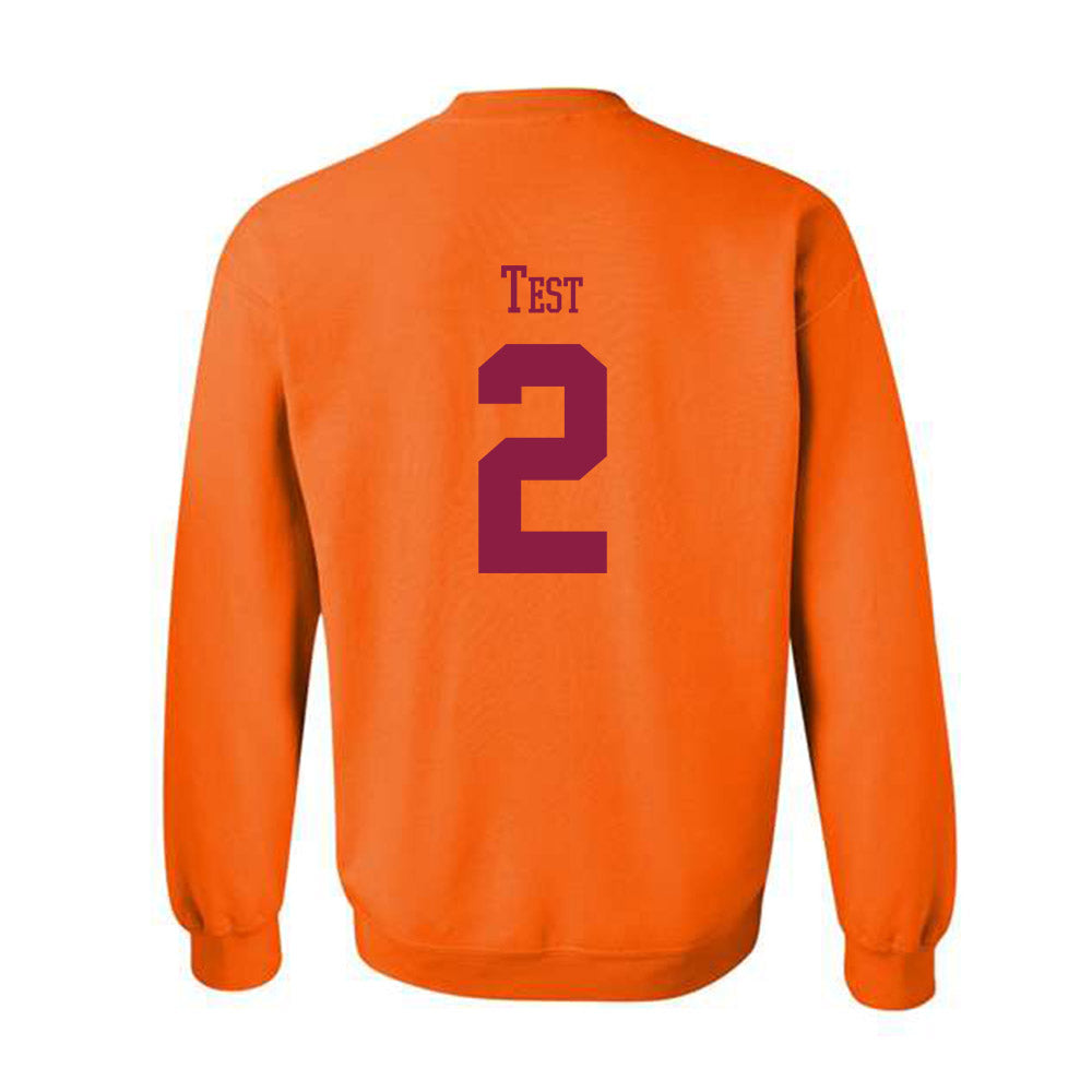 Virginia Tech - NCAA Baseball : Karthik Test - Classic Fashion Shersey Crewneck Sweatshirt-1
