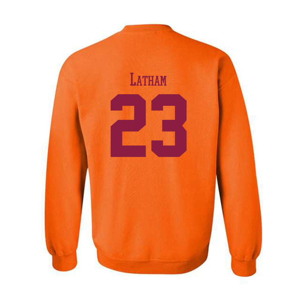 Virginia Tech - NCAA Women's Basketball : Alyssa Latham - Classic Fashion Shersey Crewneck Sweatshirt-1
