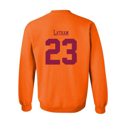 Virginia Tech - NCAA Women's Basketball : Alyssa Latham - Classic Fashion Shersey Crewneck Sweatshirt-1
