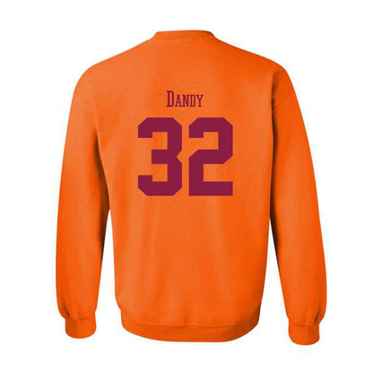 Virginia Tech - NCAA Football : Deric Dandy - Classic Fashion Shersey Crewneck Sweatshirt-1