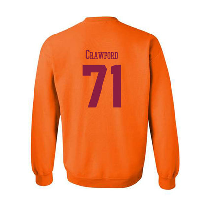 Virginia Tech - NCAA Football : Gavin Crawford - Classic Fashion Shersey Crewneck Sweatshirt-1
