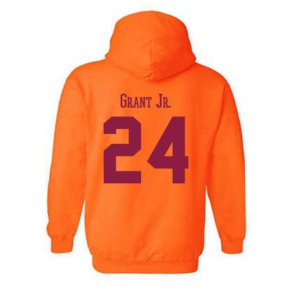 Virginia Tech - NCAA Football : Tyrell Grant Jr. - Classic Fashion Shersey Hooded Sweatshirt-1