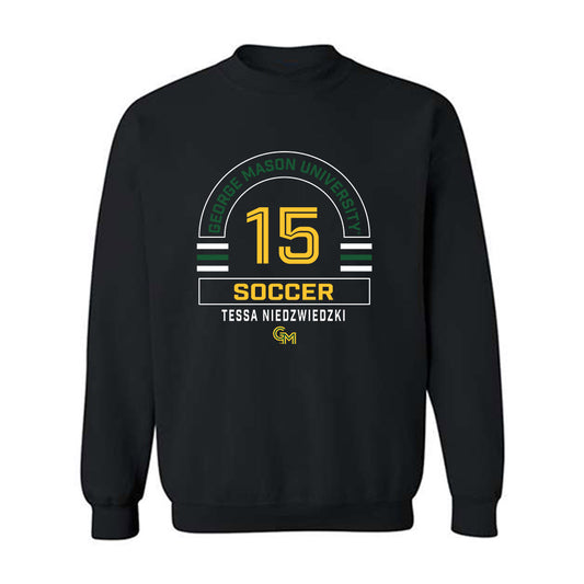 GMU - NCAA Women's Soccer : Tessa Niedzwiedzki - Classic Fashion Shersey Crewneck Sweatshirt-0