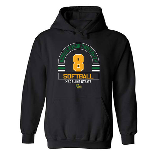 GMU - NCAA Softball : Madeline Staats - Classic Fashion Shersey Hooded Sweatshirt-0
