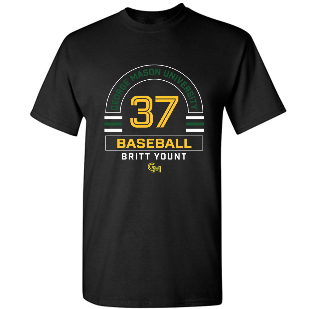 GMU - NCAA Baseball : Britt Yount - Classic Fashion Shersey T-Shirt-0