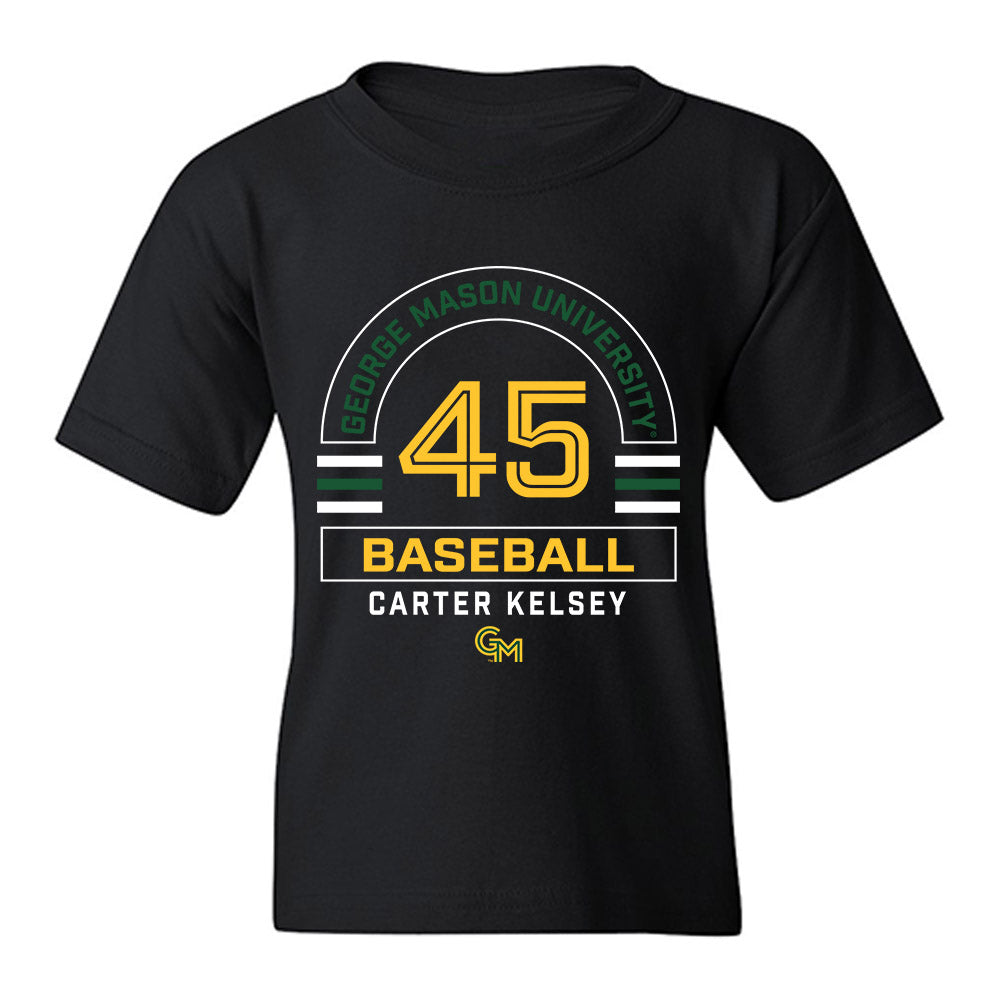 GMU - NCAA Baseball : Carter Kelsey - Classic Fashion Shersey Youth T-Shirt-0