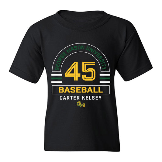 GMU - NCAA Baseball : Carter Kelsey - Classic Fashion Shersey Youth T-Shirt-0