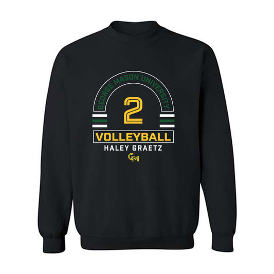 GMU - NCAA Women's Volleyball : Haley Graetz - Classic Fashion Shersey Crewneck Sweatshirt-0