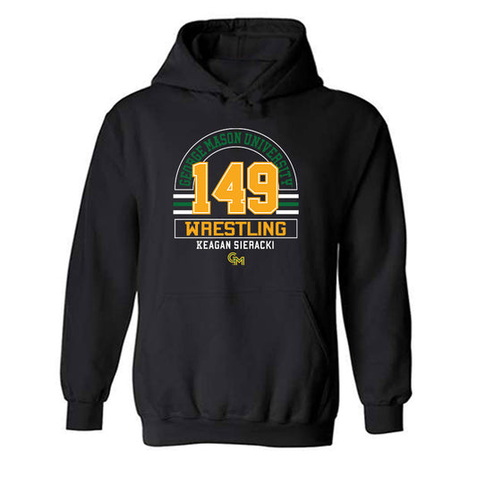 GMU - NCAA Wrestling : Keagan Sieracki - Classic Fashion Shersey Hooded Sweatshirt-0