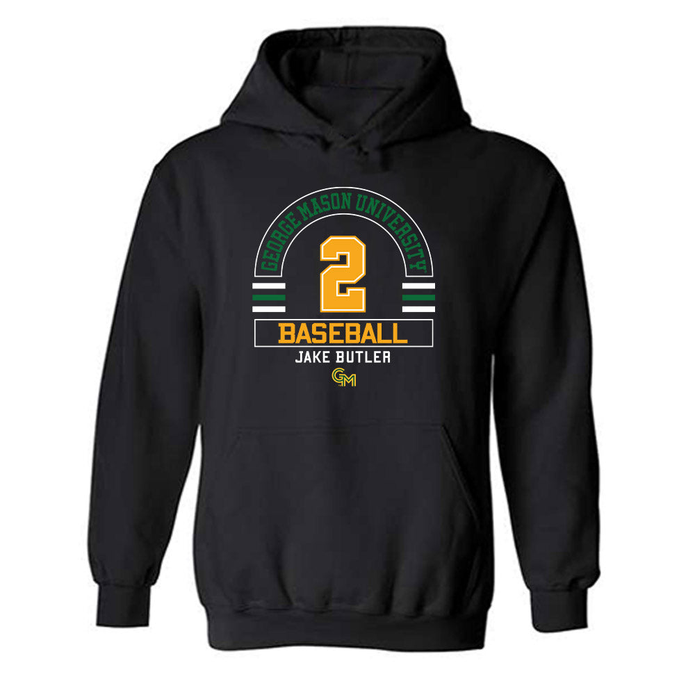 GMU - NCAA Baseball : Jake Butler - Classic Fashion Shersey Hooded Sweatshirt-0