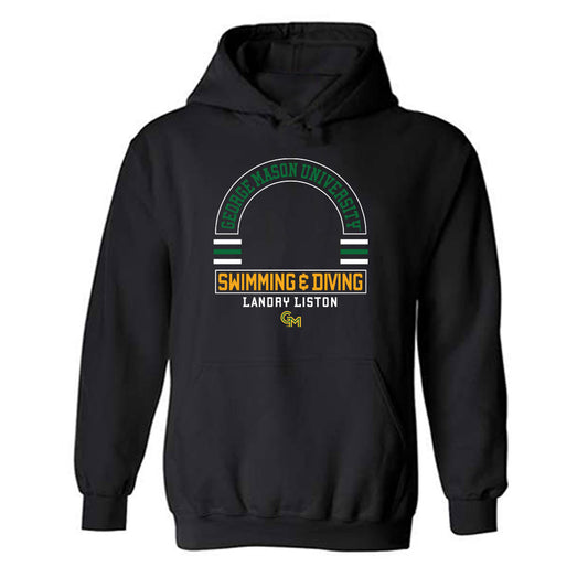 GMU - NCAA Women's Swimming & Diving : Landry Liston - Classic Fashion Shersey Hooded Sweatshirt-0