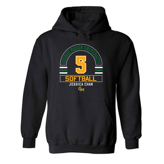 GMU - NCAA Softball : Jessica Chan - Classic Fashion Shersey Hooded Sweatshirt-0