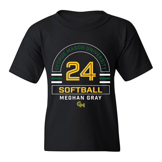 GMU - NCAA Softball : Meghan Gray - Classic Fashion Shersey Youth T-Shirt-0