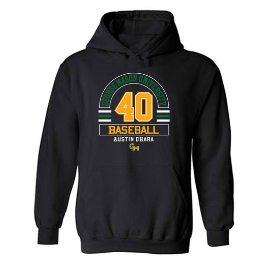 GMU - NCAA Baseball : Austin OHara - Classic Fashion Shersey Hooded Sweatshirt-0