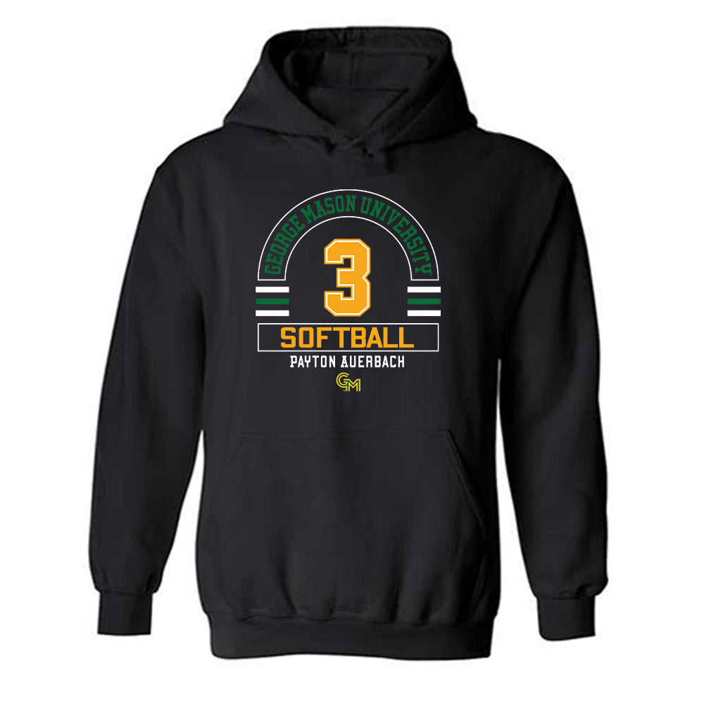 GMU - NCAA Softball : Payton Auerbach - Classic Fashion Shersey Hooded Sweatshirt-0