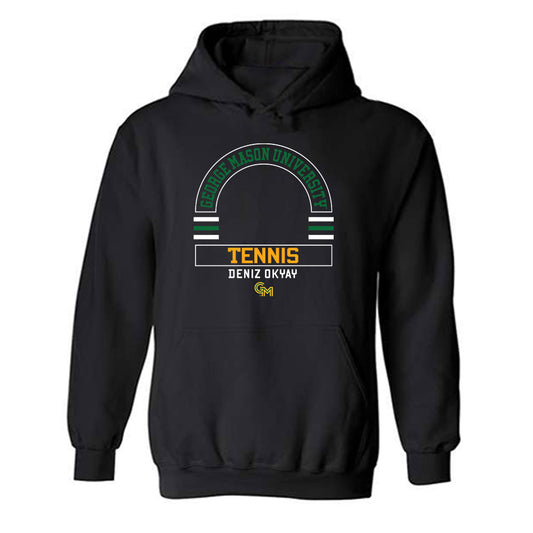 GMU - NCAA Men's Tennis : Deniz Okyay - Classic Fashion Shersey Hooded Sweatshirt-0