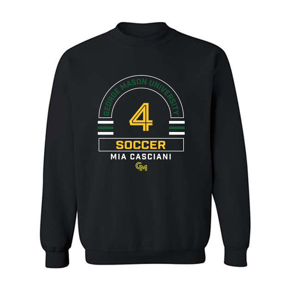 GMU - NCAA Women's Soccer : Mia Casciani - Classic Fashion Shersey Crewneck Sweatshirt-0