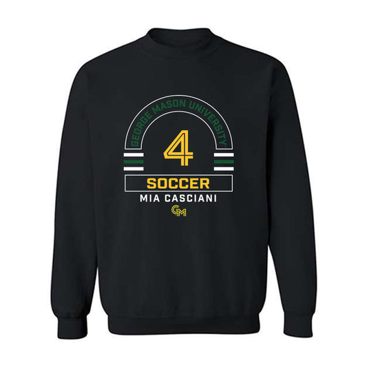 GMU - NCAA Women's Soccer : Mia Casciani - Classic Fashion Shersey Crewneck Sweatshirt-0