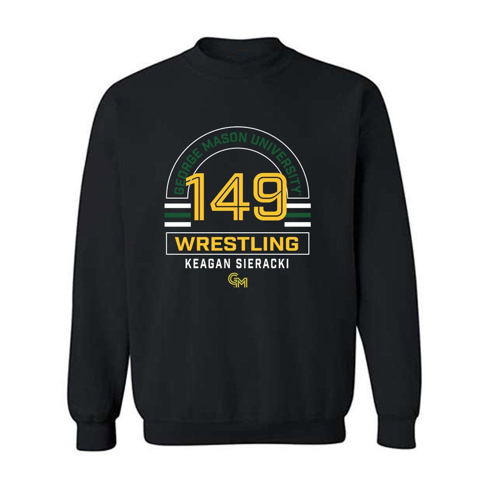 GMU - NCAA Wrestling : Keagan Sieracki - Classic Fashion Shersey Crewneck Sweatshirt-0