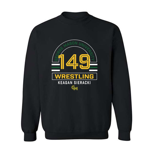 GMU - NCAA Wrestling : Keagan Sieracki - Classic Fashion Shersey Crewneck Sweatshirt-0
