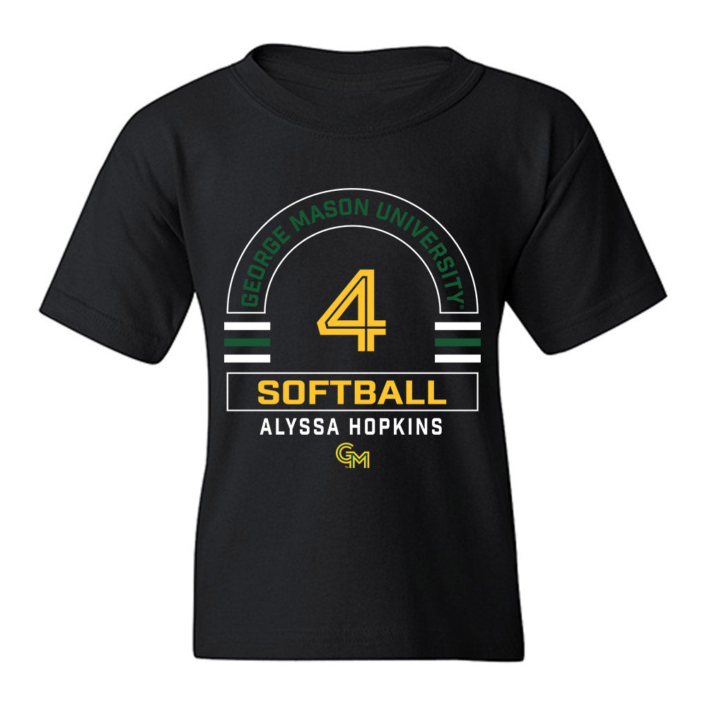 GMU - NCAA Softball : Alyssa Hopkins - Classic Fashion Shersey Youth T-Shirt-0