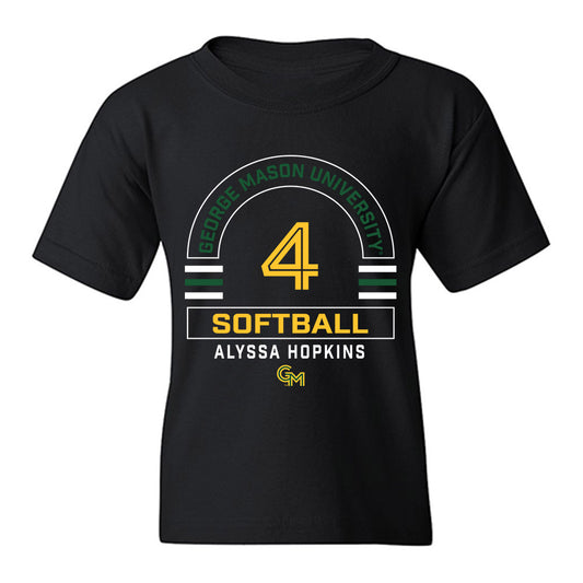 GMU - NCAA Softball : Alyssa Hopkins - Classic Fashion Shersey Youth T-Shirt-0