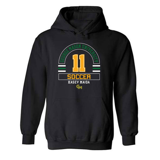 GMU - NCAA Women's Soccer : Kasey Maida - Classic Fashion Shersey Hooded Sweatshirt-0