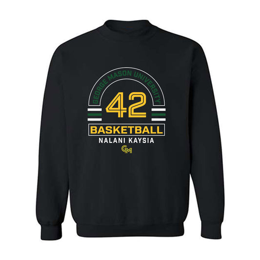 GMU - NCAA Women's Basketball : Nalani Kaysia - Classic Fashion Shersey Crewneck Sweatshirt-0