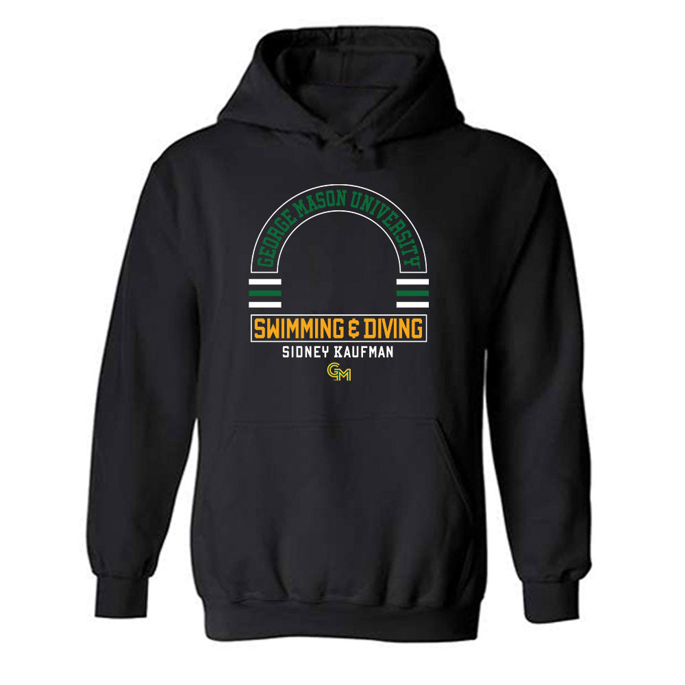 GMU - NCAA Women's Swimming & Diving : Sidney Kaufman - Classic Fashion Shersey Hooded Sweatshirt-0