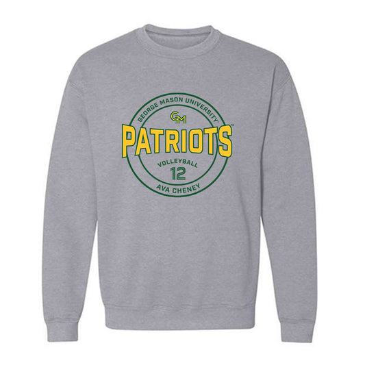 GMU - NCAA Women's Volleyball : Ava Cheney - Classic Fashion Shersey Crewneck Sweatshirt-0