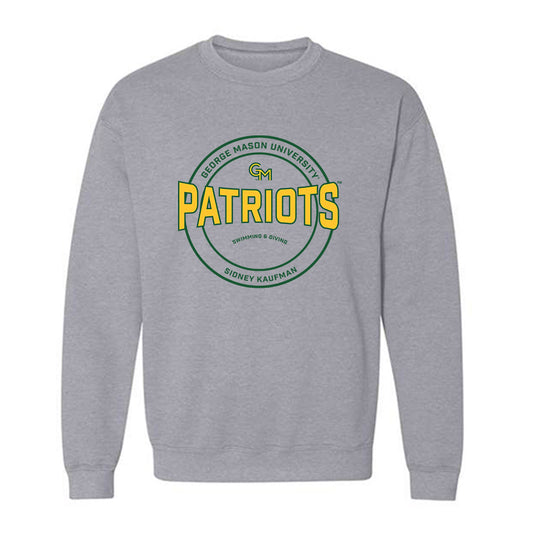 GMU - NCAA Women's Swimming & Diving : Sidney Kaufman - Classic Fashion Shersey Crewneck Sweatshirt-0