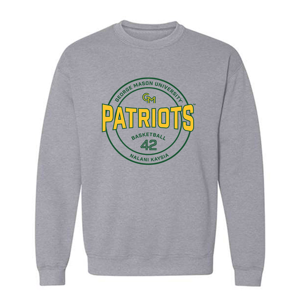GMU - NCAA Women's Basketball : Nalani Kaysia - Classic Fashion Shersey Crewneck Sweatshirt-0