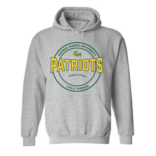 GMU - NCAA Women's Track & Field : Laila Thomas - Classic Fashion Shersey Hooded Sweatshirt-0