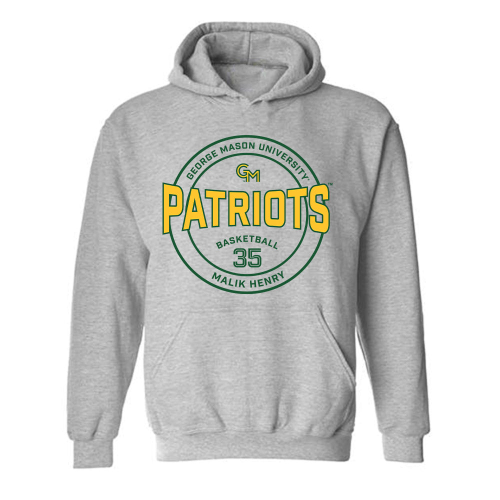 GMU - NCAA Men's Basketball : Malik Henry - Classic Fashion Shersey Hooded Sweatshirt-0