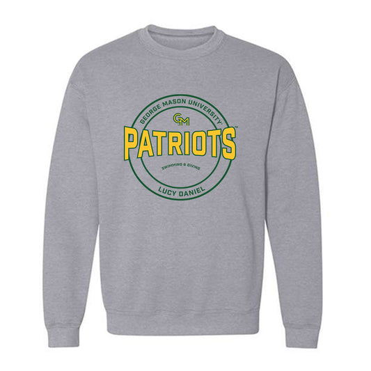 GMU - NCAA Women's Swimming & Diving : Lucy Daniel - Classic Fashion Shersey Crewneck Sweatshirt-0