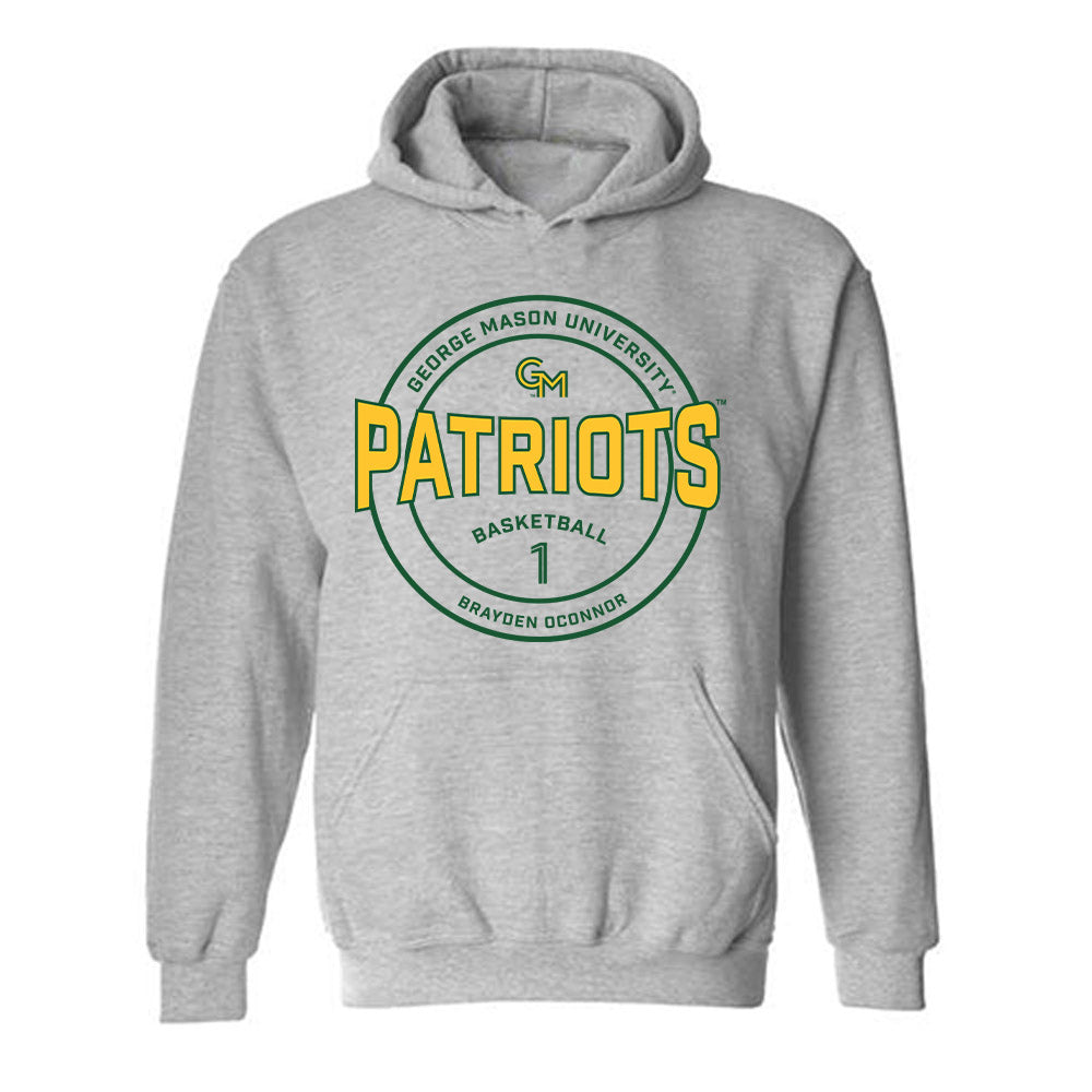 GMU - NCAA Men's Basketball : Brayden OConnor - Classic Fashion Shersey Hooded Sweatshirt-0