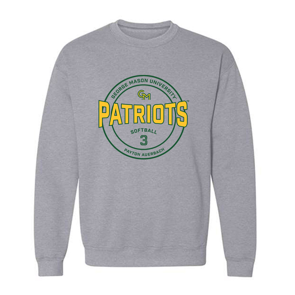 GMU - NCAA Softball : Payton Auerbach - Classic Fashion Shersey Crewneck Sweatshirt-0