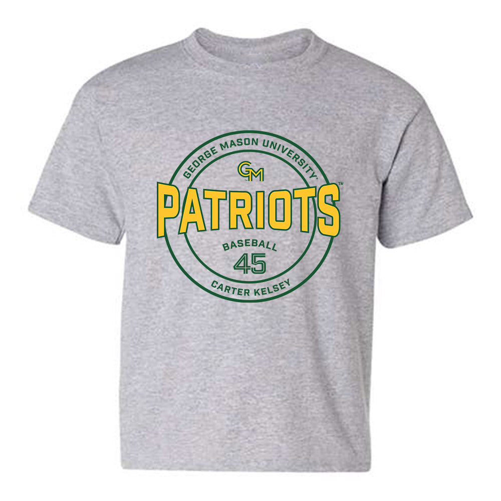 GMU - NCAA Baseball : Carter Kelsey - Classic Fashion Shersey Youth T-Shirt-0