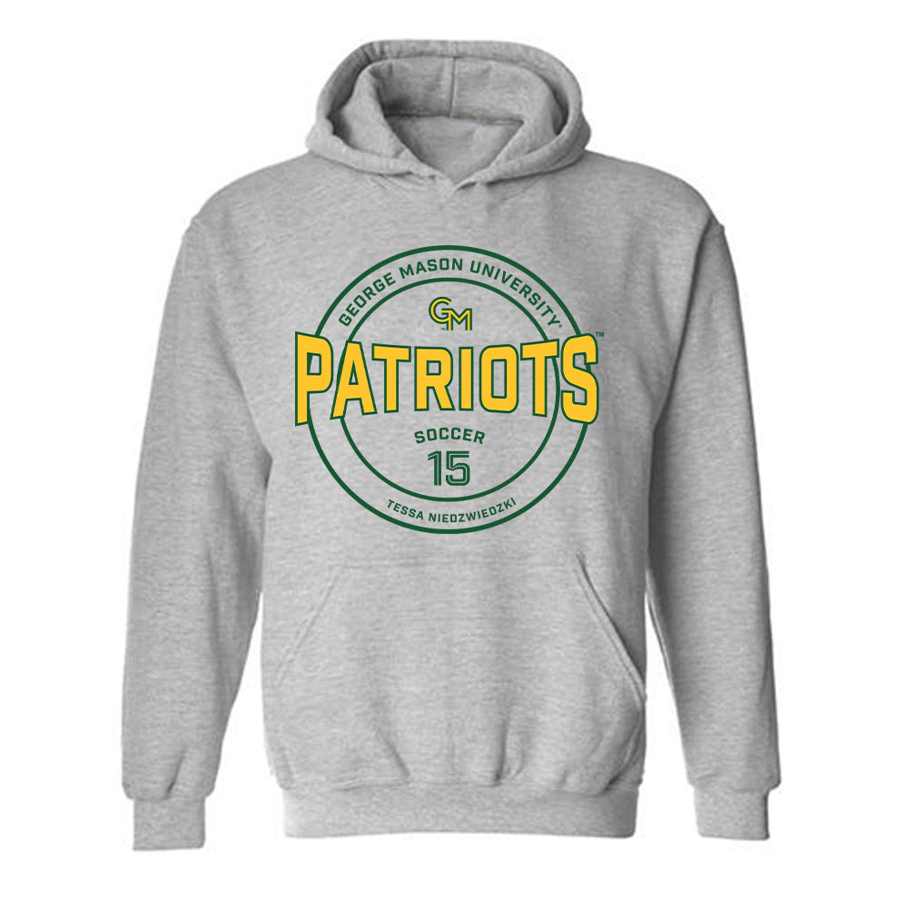 GMU - NCAA Women's Soccer : Tessa Niedzwiedzki - Classic Fashion Shersey Hooded Sweatshirt-0