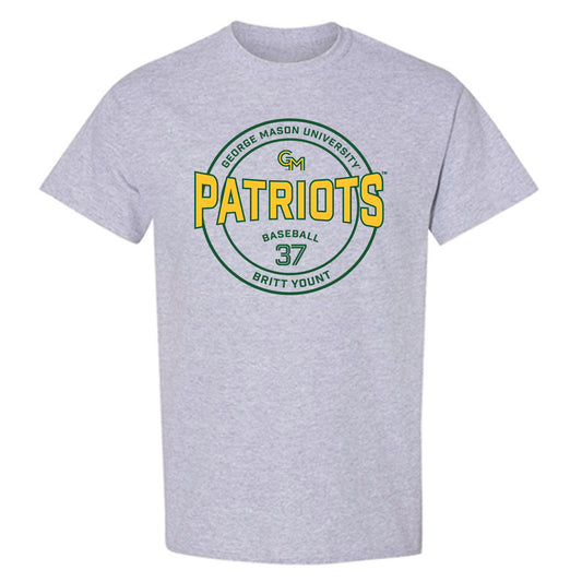 GMU - NCAA Baseball : Britt Yount - Classic Fashion Shersey T-Shirt-0