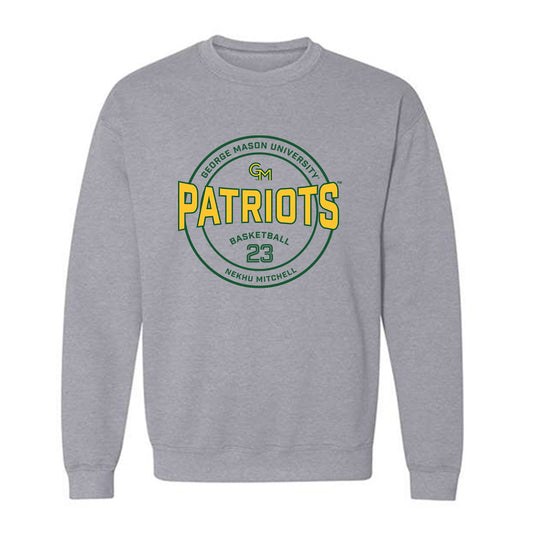 GMU - NCAA Women's Basketball : Nekhu Mitchell - Classic Fashion Shersey Crewneck Sweatshirt-0