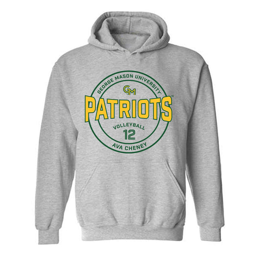 GMU - NCAA Women's Volleyball : Ava Cheney - Classic Fashion Shersey Hooded Sweatshirt-0