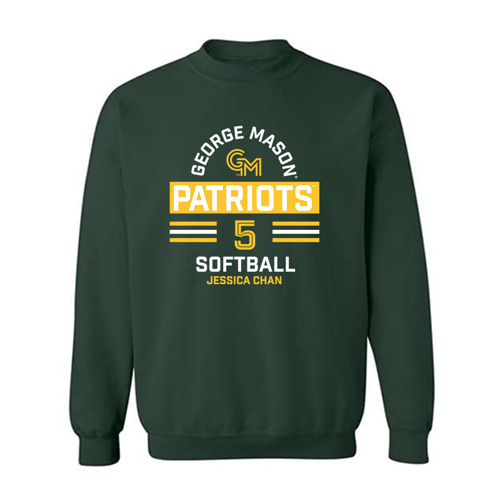 GMU - NCAA Softball : Jessica Chan - Classic Fashion Shersey Crewneck Sweatshirt-0