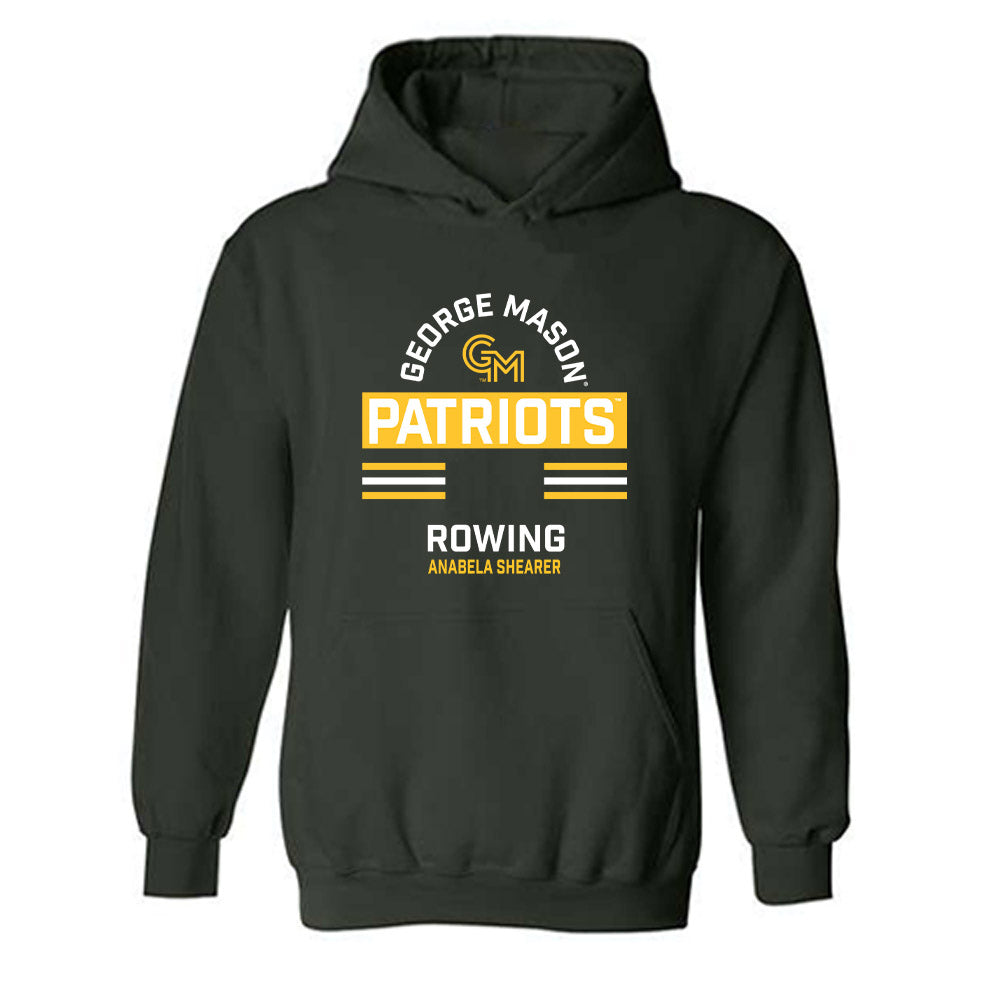 GMU - NCAA Women's Rowing : Anabela Shearer - Classic Fashion Shersey Hooded Sweatshirt-0