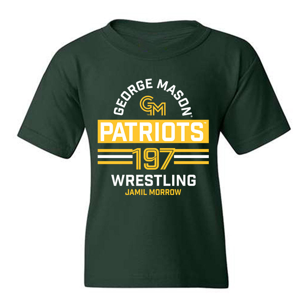 GMU - NCAA Wrestling : Jamil Morrow - Classic Fashion Shersey Youth T-Shirt-0