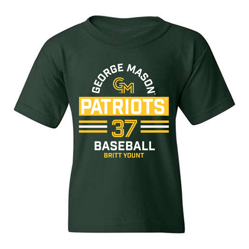 GMU - NCAA Baseball : Britt Yount - Classic Fashion Shersey Youth T-Shirt-0