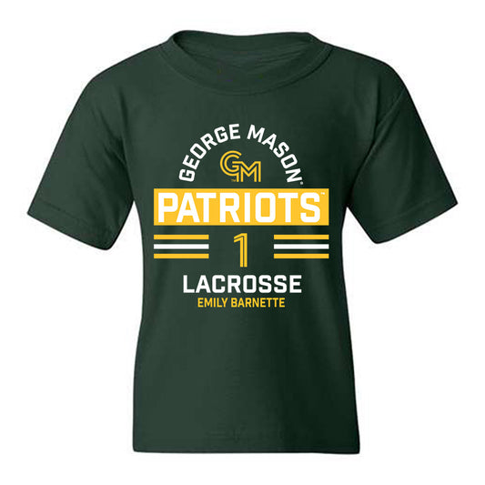 GMU - NCAA Women's Lacrosse : Emily Barnette - Classic Fashion Shersey Youth T-Shirt-0