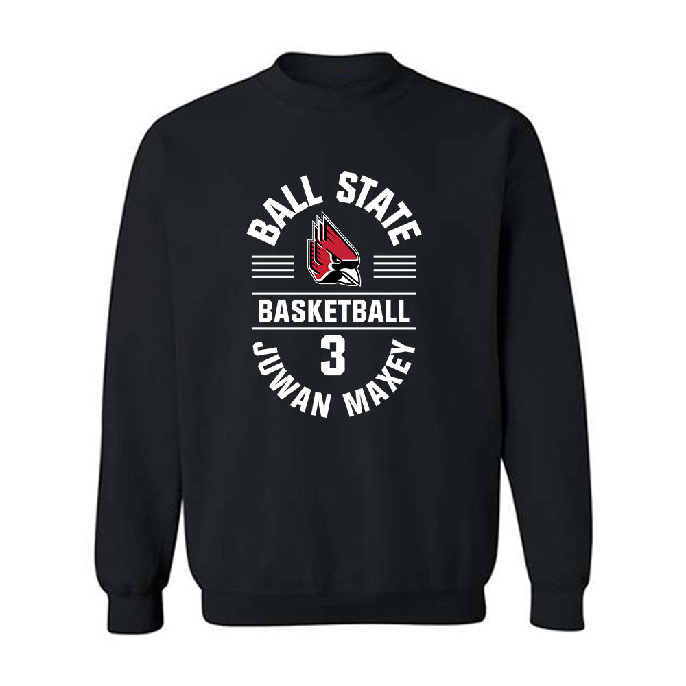 Ball State - NCAA Men's Basketball : Juwan Maxey - Classic Fashion Shersey Crewneck Sweatshirt-0