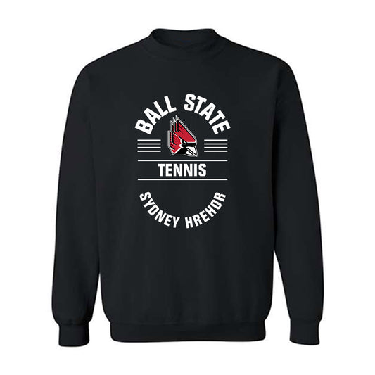 Ball State - NCAA Women's Tennis : Sydney Hrehor - Classic Fashion Shersey Crewneck Sweatshirt-0